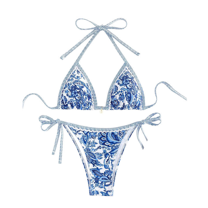 Damen Triangel-Bikini mit verstellbaren Bändern und elegantem Detail Drune
