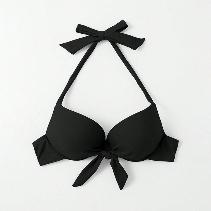Damen Push-Up-Bikini-Top mit elegantem Schleifen-Design Drune