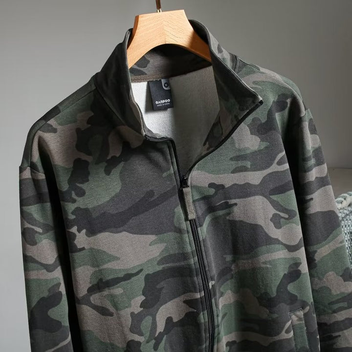Herren Urbaner Steppjacke mit hohem Kragen Drune