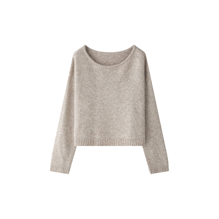 Damen Weicher Off-Shoulder Feinstrickpullover mit überschnittener Schulterpartie Drune
