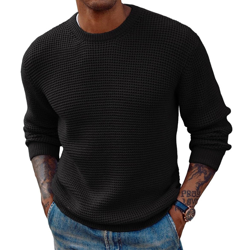 Herren Strukturierter Pullover Drune
