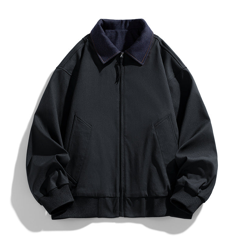 Herren Modische Übergangsjacke mit Steppdetails Drune