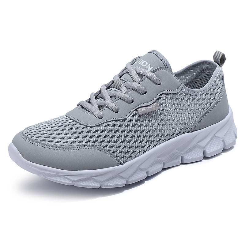 Herren nan leichter Netz-Sneaker mit elastischem Schlupfkragen und dämpfender Schaumsohle Drune