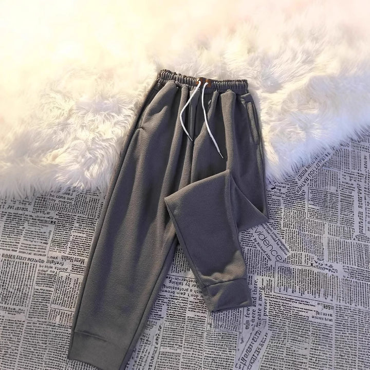 Damen Bequeme Freizeithose mit elastischem Bund Drune