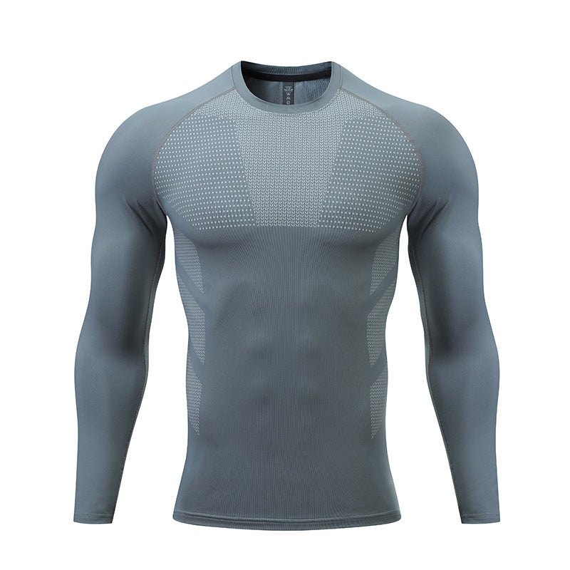 Herren Kompressions-Langarm-Sportshirt Drune