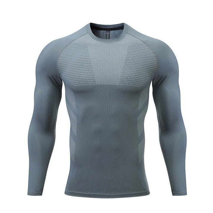 Herren Kompressions-Langarm-Sportshirt Drune