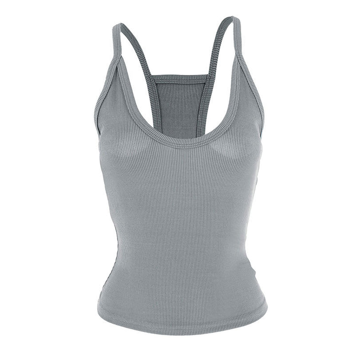 Damen Sportliches Stretch-Top mit schlanker Passform Drune