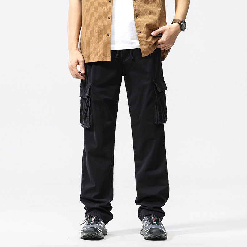 Herren Multifunktionale Cargohose mit elastischem Komfortbund, Tunnelzug und Organizer‑Taschen Drune