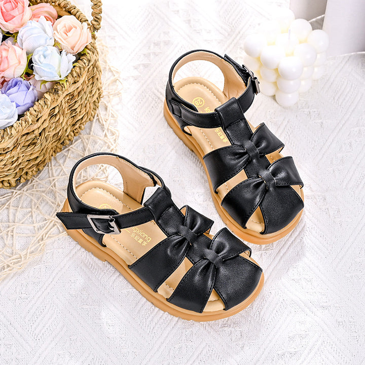 Damen Komfortable Sandalen mit Schleifen Drune