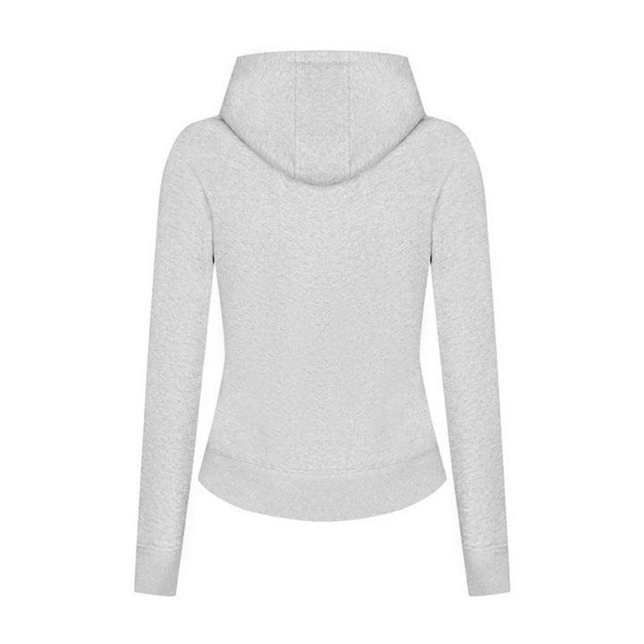 Damen Kapuzen-Sweatjacke mit markantem Zierreißverschluss und Kängurutasche Drune