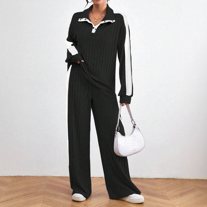 Damen Freizeit-Set mit sportlichen Akzenten und elegantem Stretchmaterial Drune