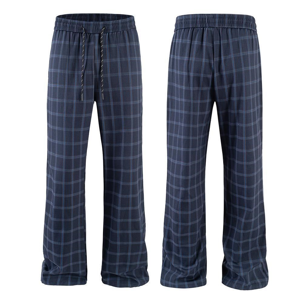 Herren Bequeme Freizeithose mit Karomuster Drune