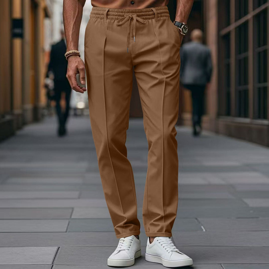 Herren lässige Jogginghose mit elastischem Bund und praktischen Seitentaschen Drune