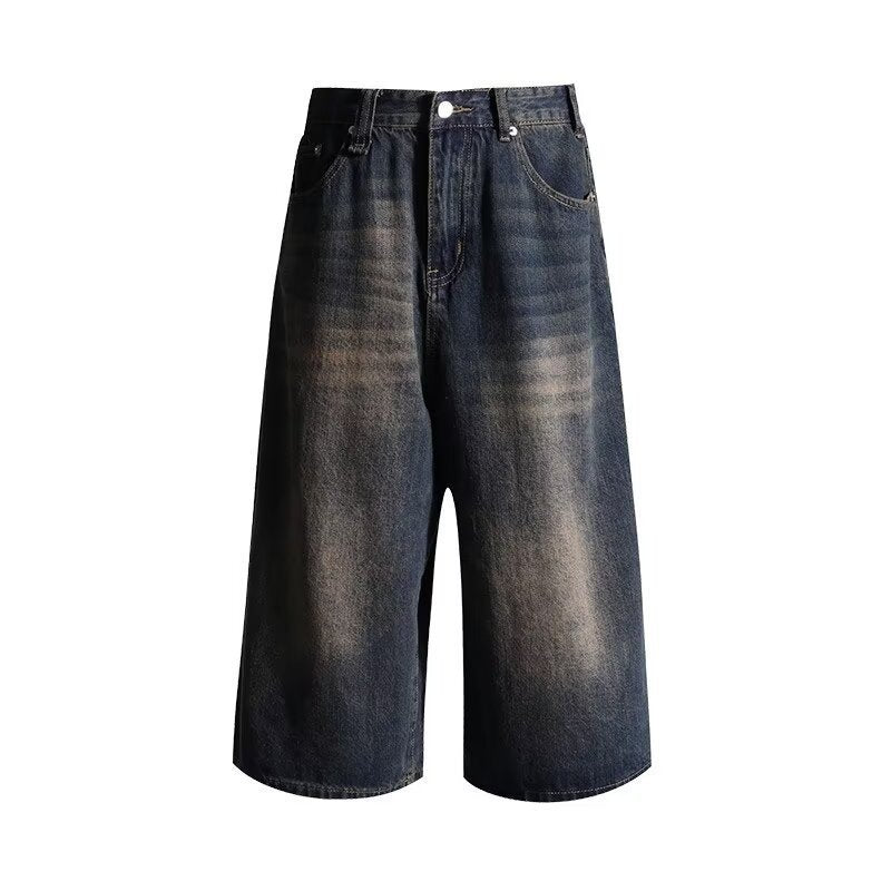 Herren Weite Jeansshorts im lässigen Stil mit hochwertiger Denim-Qualität Drune