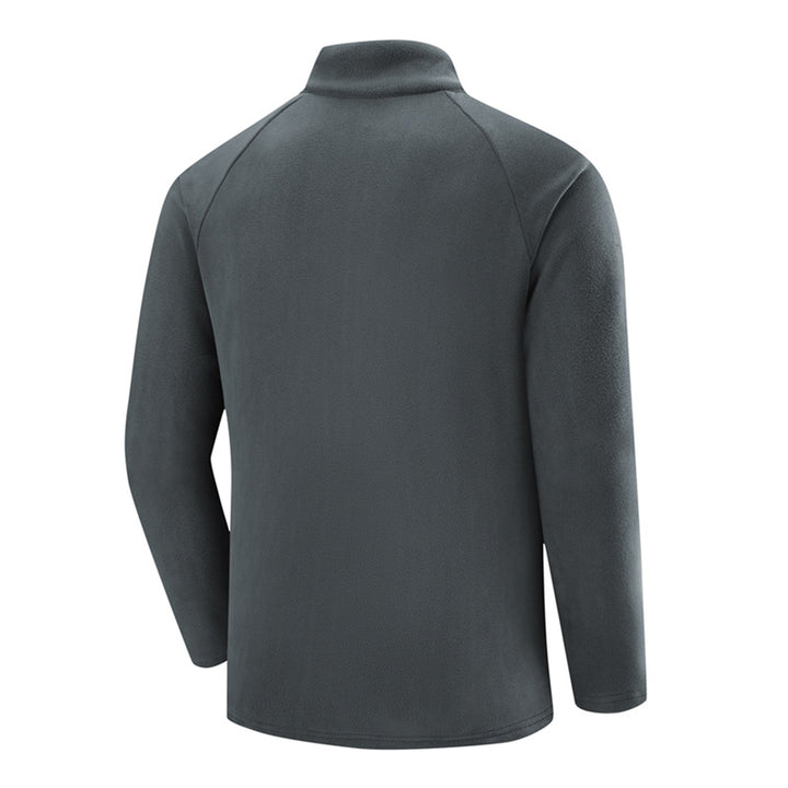 Herren Leichter Performance-Fleecepullover mit Viertel-Reißverschluss und Brusttasche Drune