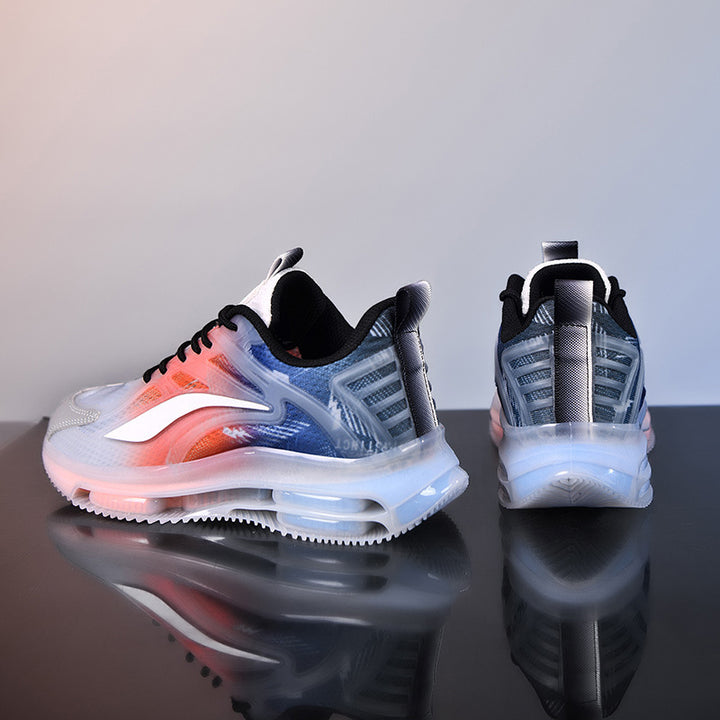 Herren Performance-Laufsneaker mit halbtransparentem Mesh-Obermaterial und sichtbarer Luftkammer Drune