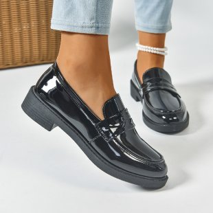 Damen modische Slipper mit trendigem Glanz und rutschfester Sohle Drune