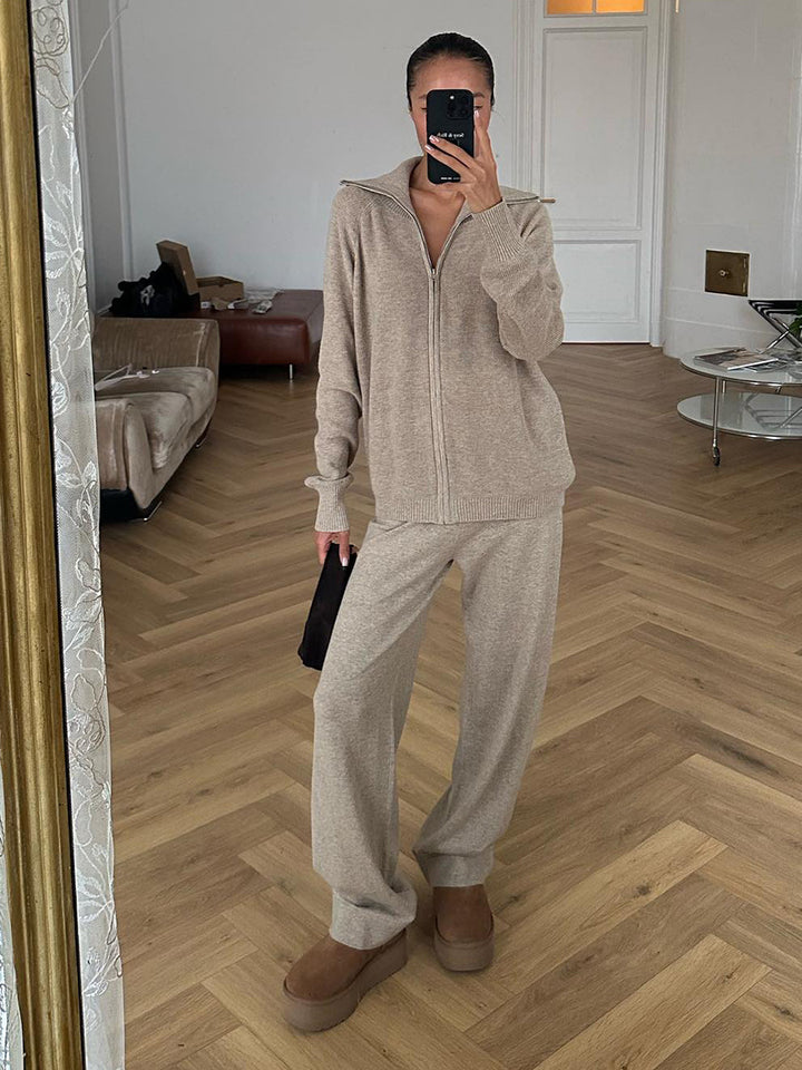 Damen gemütliches Fleece-Set Drune