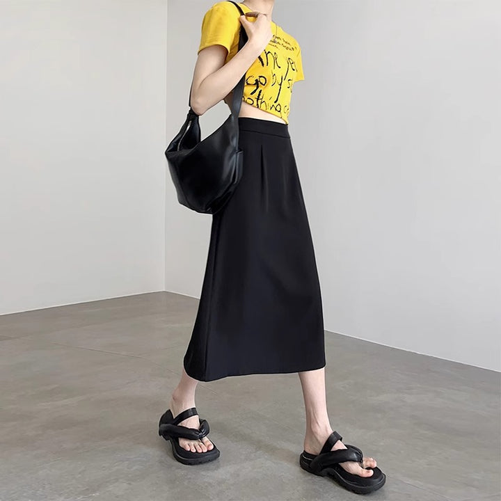 Damen Elegante und fließende Maxirock Drune