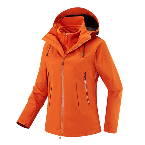 Damen Multikomfort Softshelljacke mit herausnehmbarem Fleece-Inlay und verstellbarer Kapuze Drune