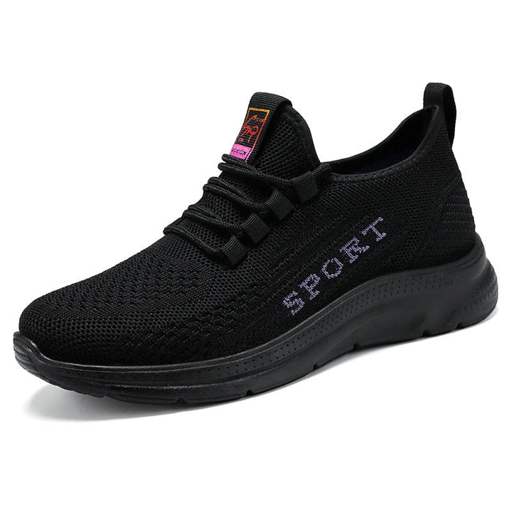 Damen Atmungsaktive Sport-Sneakers mit elastischem Obermaterial und dämpfendem Fußbett Drune
