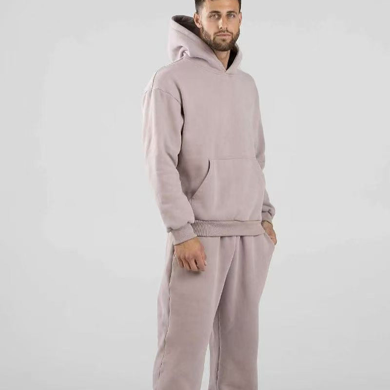 Damen nan oversized Kapuzenpullover mit Kängurutasche und weichem Fleece-Innenfutter Drune