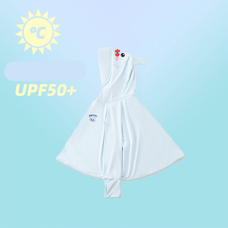 Damen sportliche UV-Schutzjacke mit Kapuze Drune