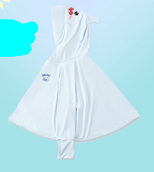 Mädchen Leichte Kapuzenjacke mit Hasenohren Drune