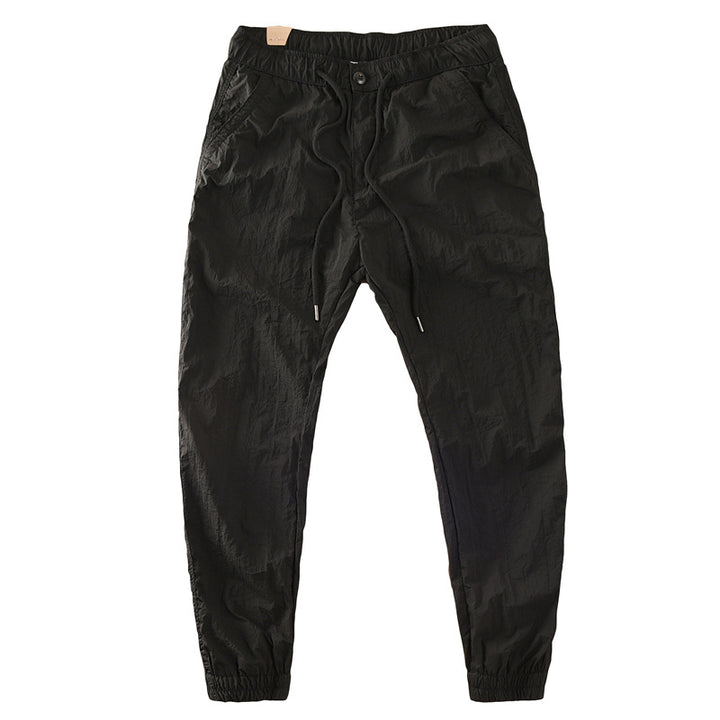 Herren lässige Jogginghose mit elastischem Bund und seitlichen Taschen Drune