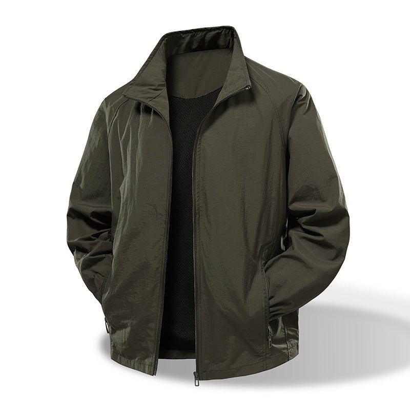 Herren Leichte Übergangsjacke mit atmungsaktiven Materialien Drune