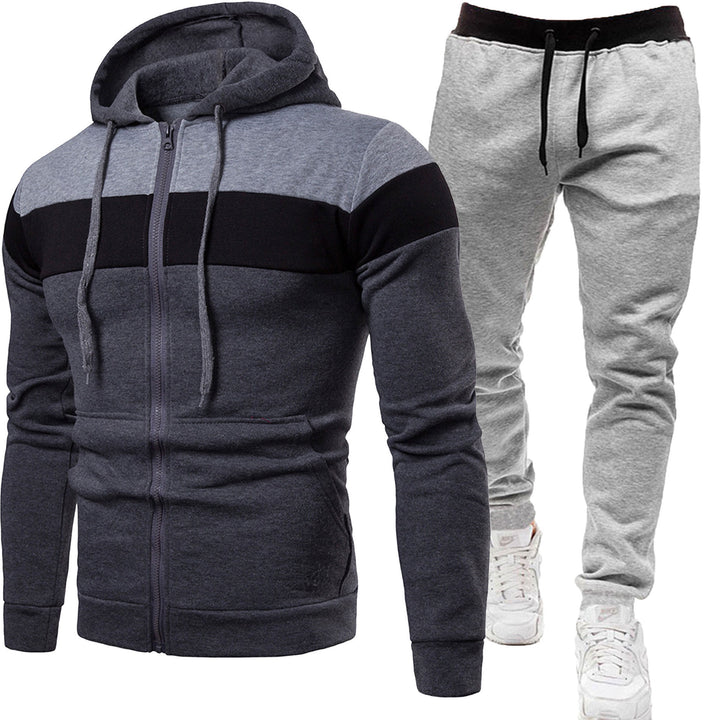 Herren nan zweiteiliges Freizeit-Jogginganzug-Set Drune