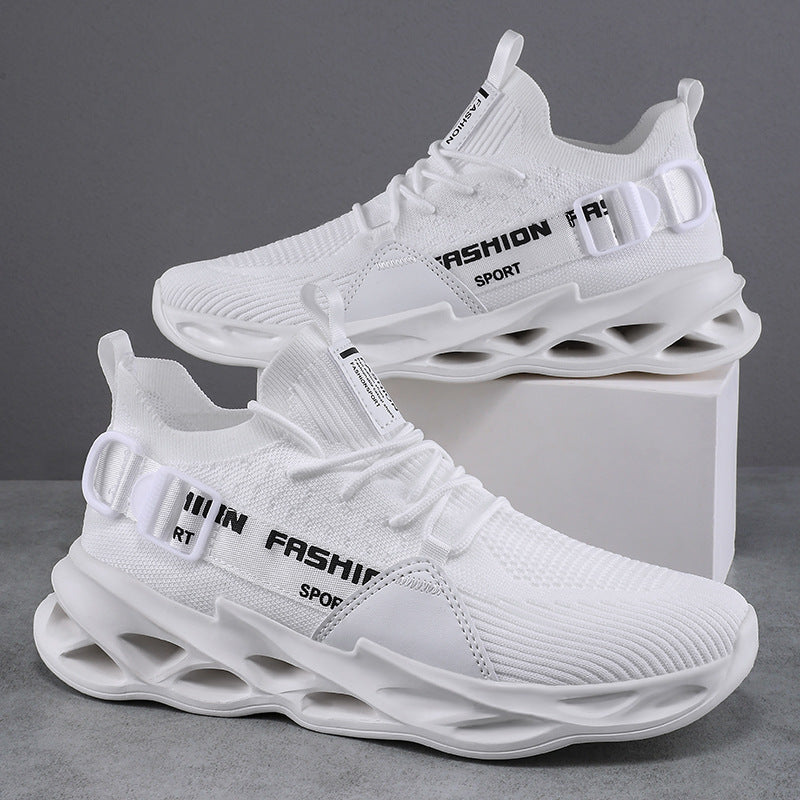 Unisex Strick-Sockensneaker mit gelochter Waben-Luftsohle Drune