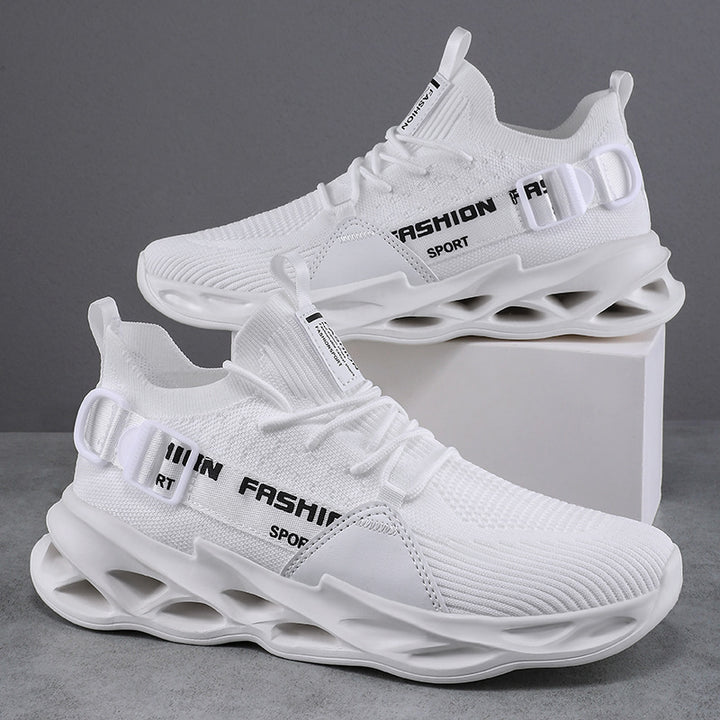 Unisex Strick-Sockensneaker mit gelochter Waben-Luftsohle Drune