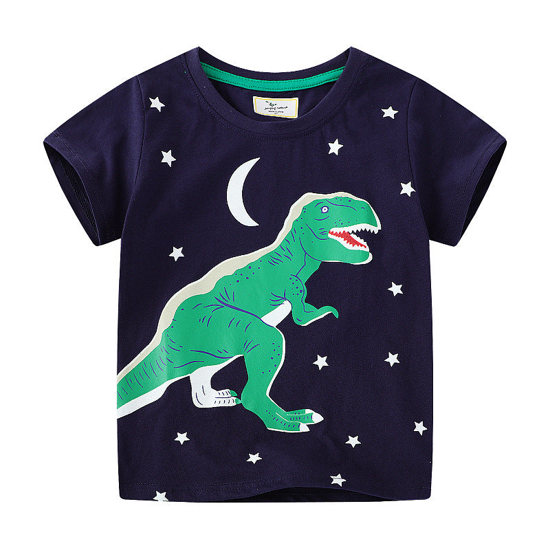 Jungen T-Shirt mit kreativem Dinosaurier-Motiv Drune 1784092377