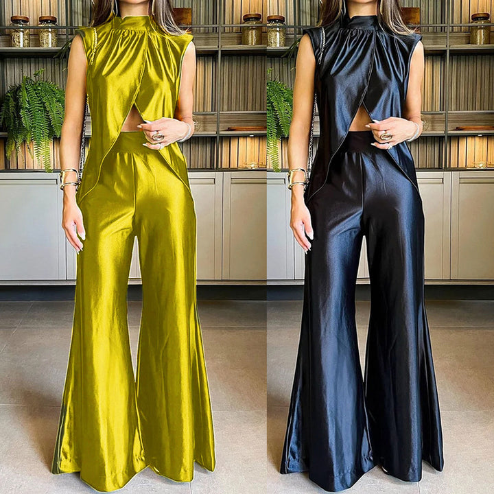 Damen Jumpsuit mit elegantem Schnitt und tiefem Ausschnitt Drune