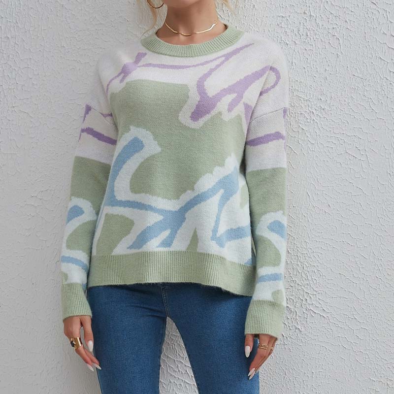 Drune | Pullover mit Farbblock