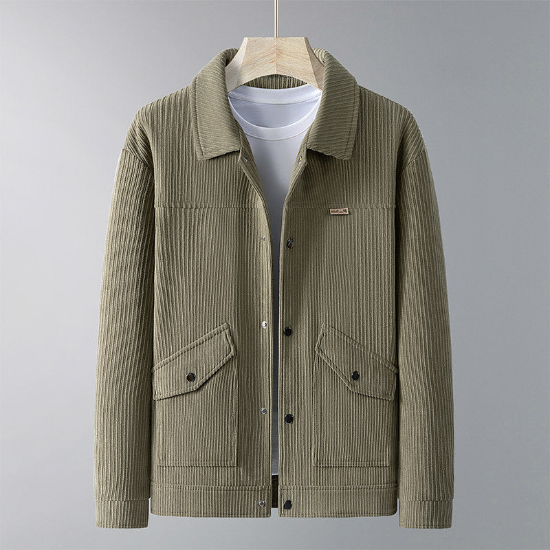 Herren Modische Cordjacke Drune