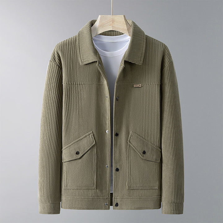 Herren Modische Cordjacke Drune