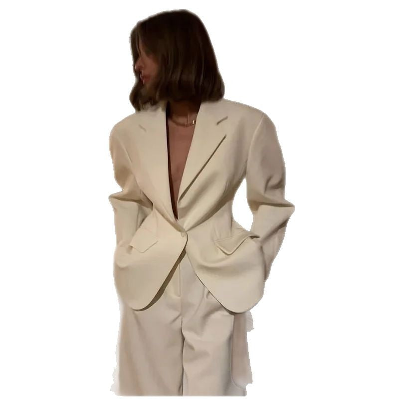 Damen Oversized Blazer im minimalistischen Design Drune