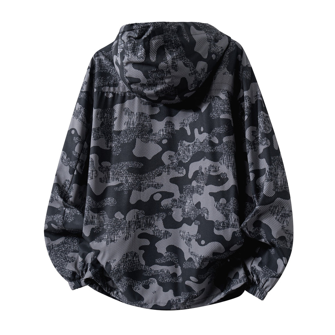 Herren Sportliche Camo-Funktionsjacke Drune