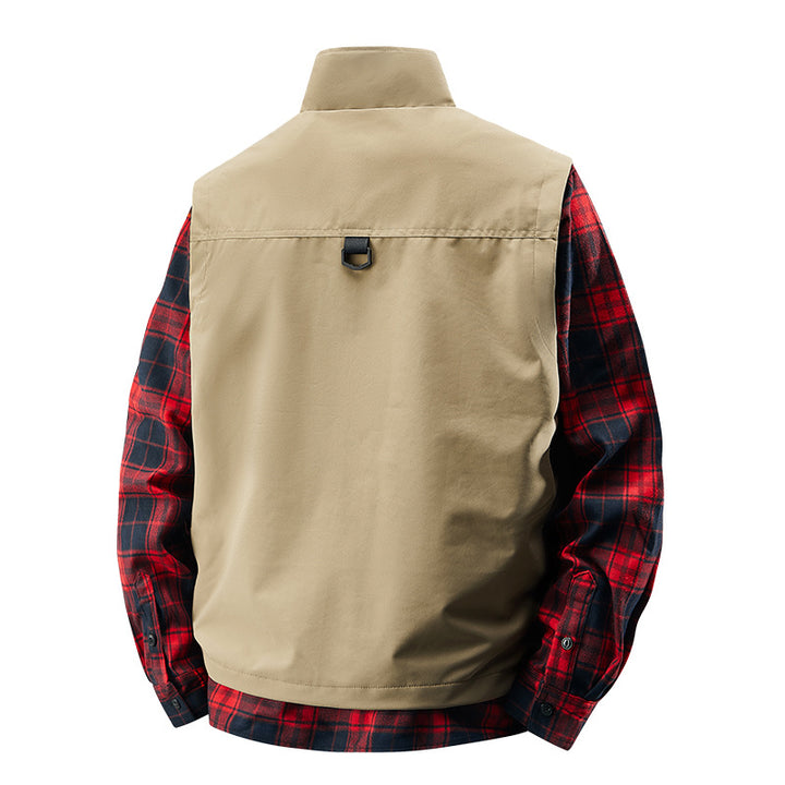 Herren Multifunktionale Weste mit vielen Taschen Drune