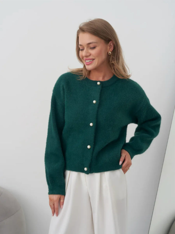 Damen Modische Strickjacke Drune