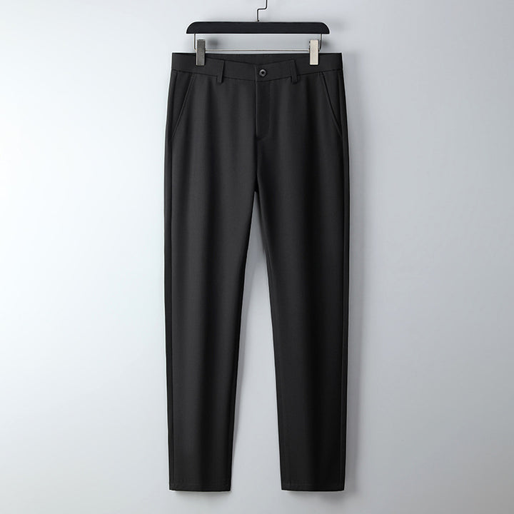 Herren Schmal geschnittene Anzughose aus Stretchtwill mit geradem Bein Drune