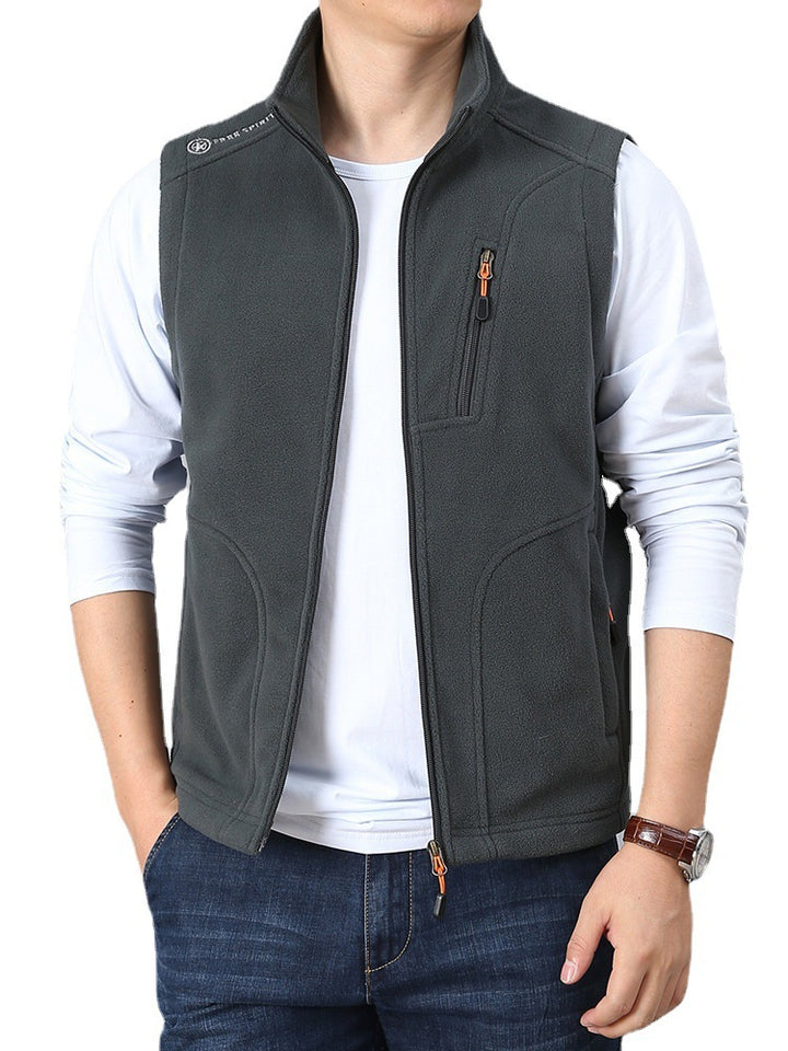 Herren Weiche Fleece-Weste Drune