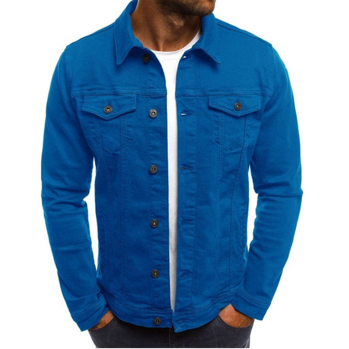 Herren Jeansjacke im modernen Design mit praktischen Brusttaschen Drune