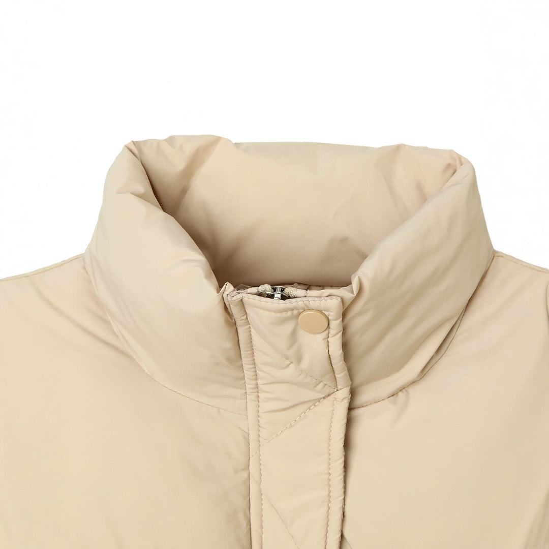 Damen Kurze Steppjacke Drune