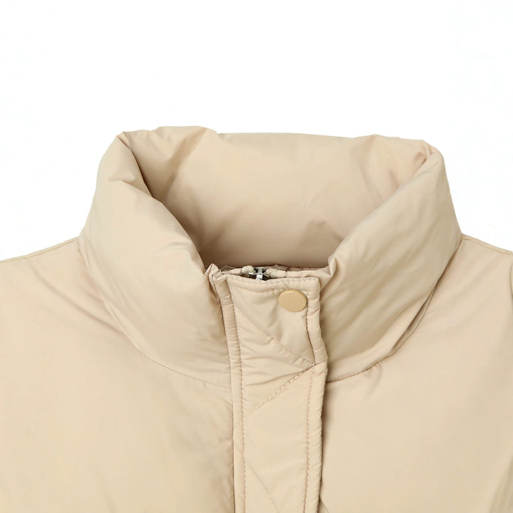 Damen Kurze Steppjacke Drune
