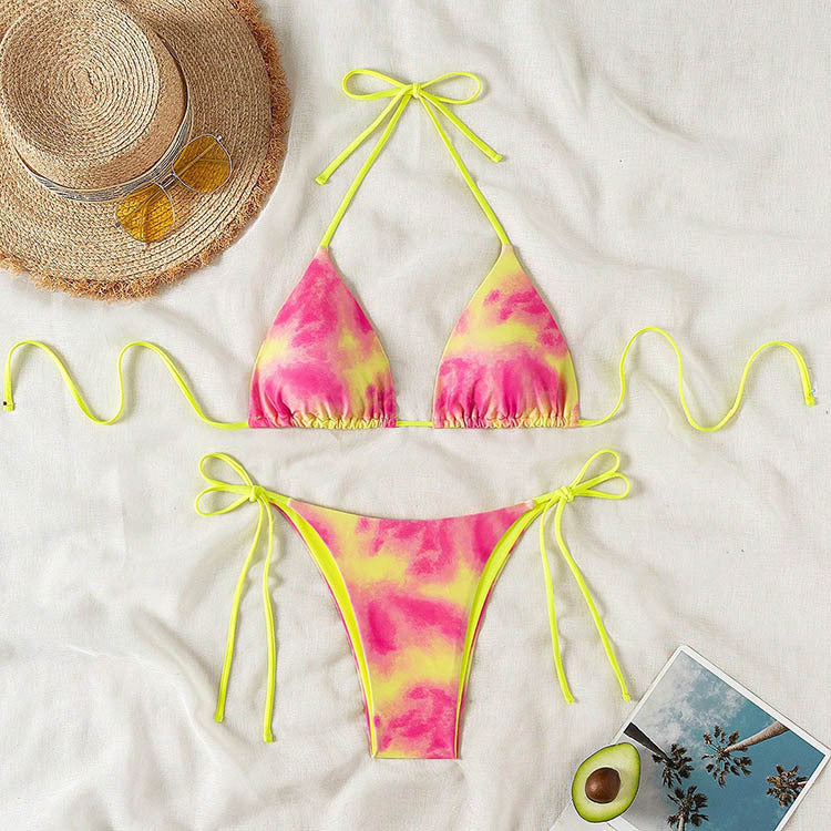 Damen Triangel-Bikini mit verstellbaren Trägern Drune