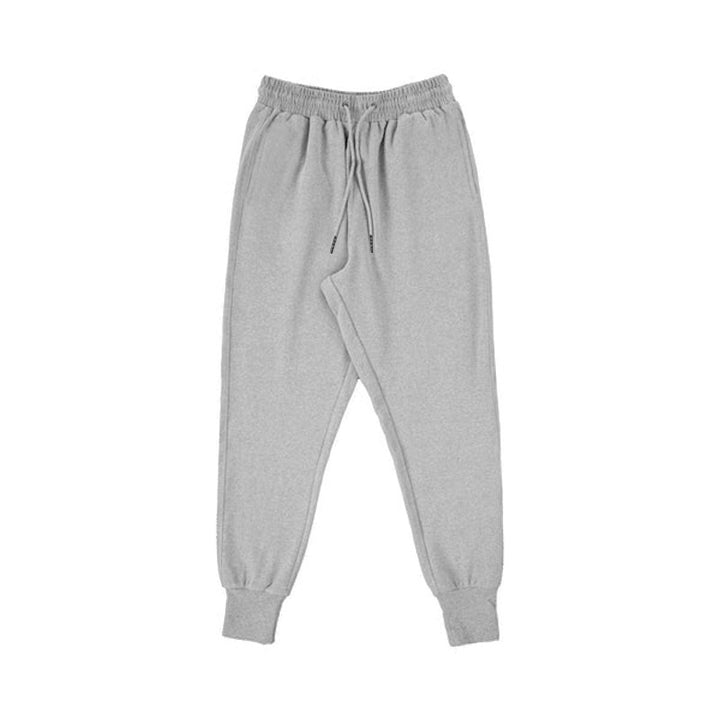 Unisex nan Jogginghose mit tiefem Schritt, elastischem Tunnelzugbund und gerippten Bündchen Drune
