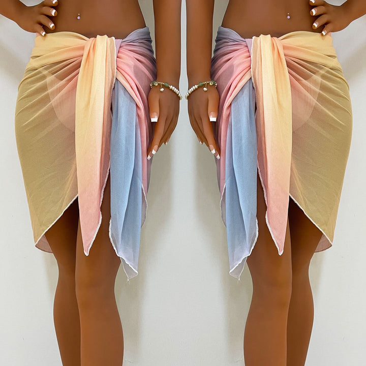 Damen luftiger Strandkimono aus leichtem Material Drune